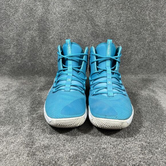 Nike Zoom Air Hyperdunk X TB AT3866-402 Mens Size 17 Blue Basketball Shoes Used - Picture 3 of 12